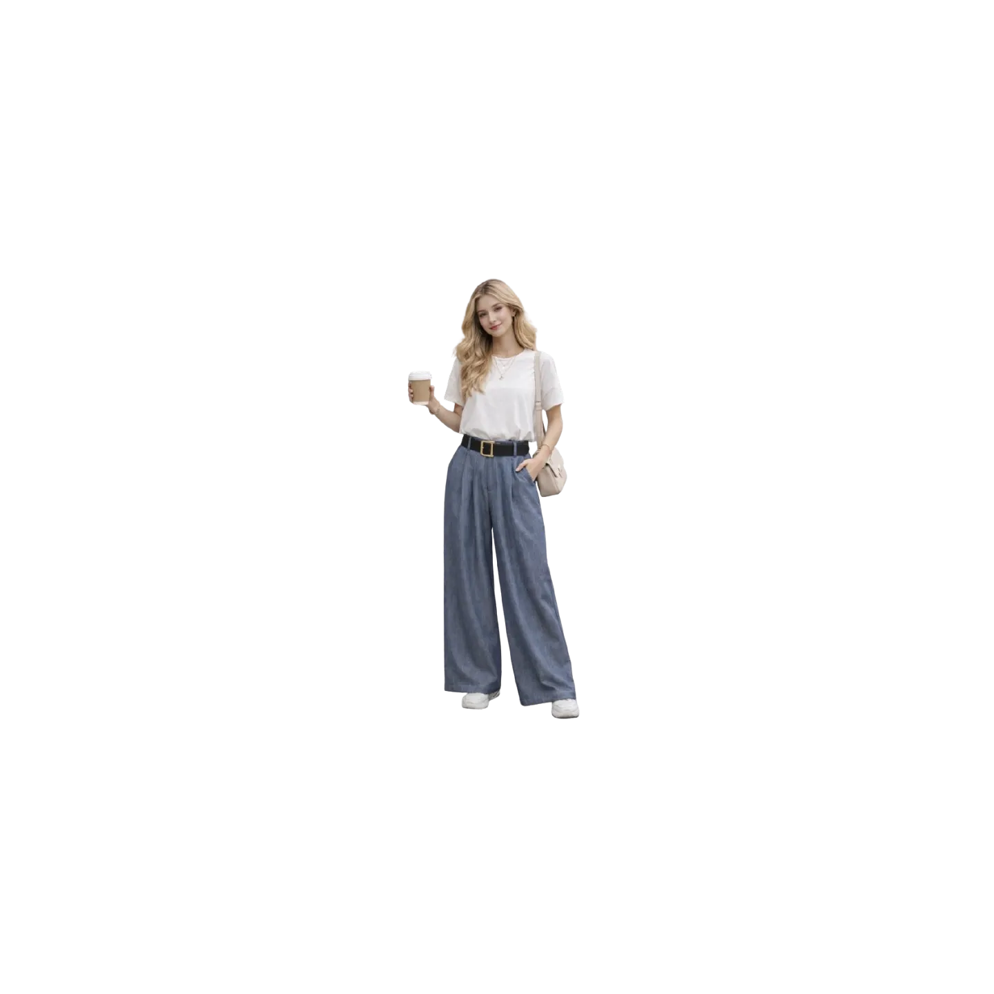 BAHE - Pantalon Jupe denim