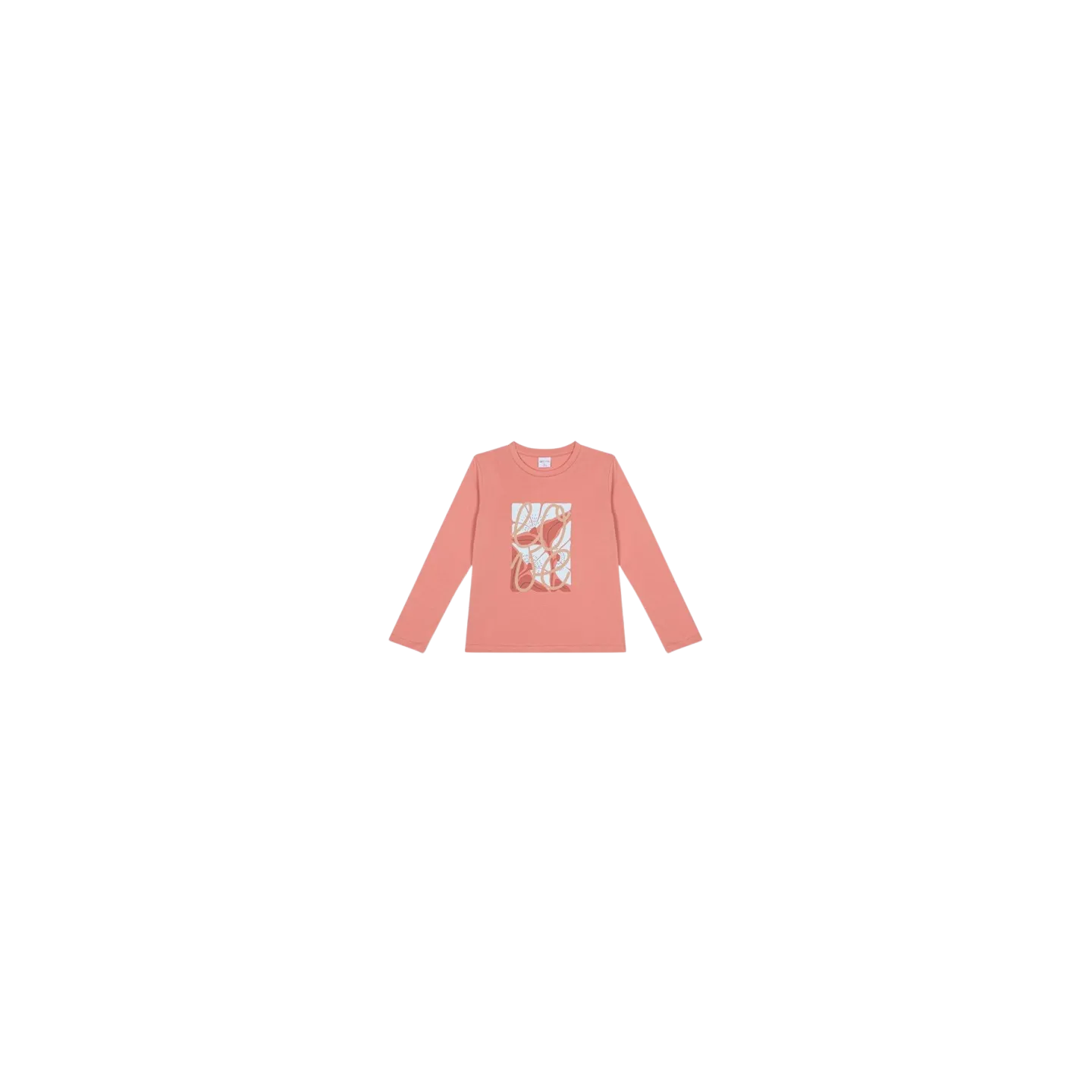 ATIVO - Tee-shirt Love terracotta 4 - 12ans pas  cher| La Boite de Magie Nice
