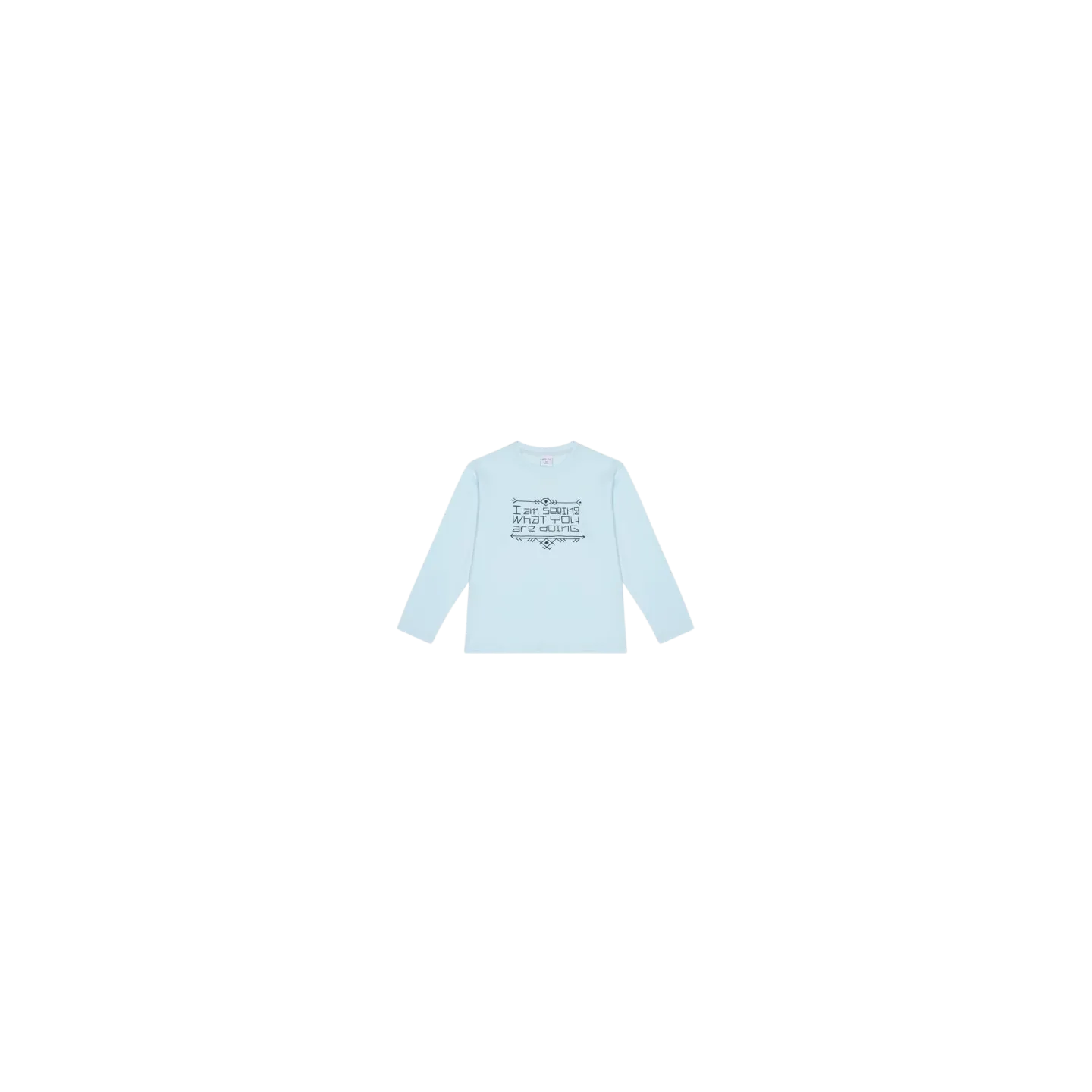 ATIVO - Tee-shier I am seeing bleu 4 - 14ans