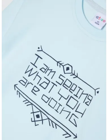 ATIVO - Tee-shier I am seeing bleu 4 - 14 ans pas cher| La Boite de Magie Nice