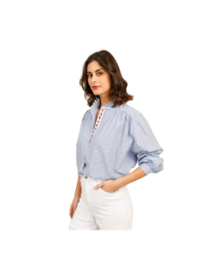 BAHE - Chemise Inspiration bleu