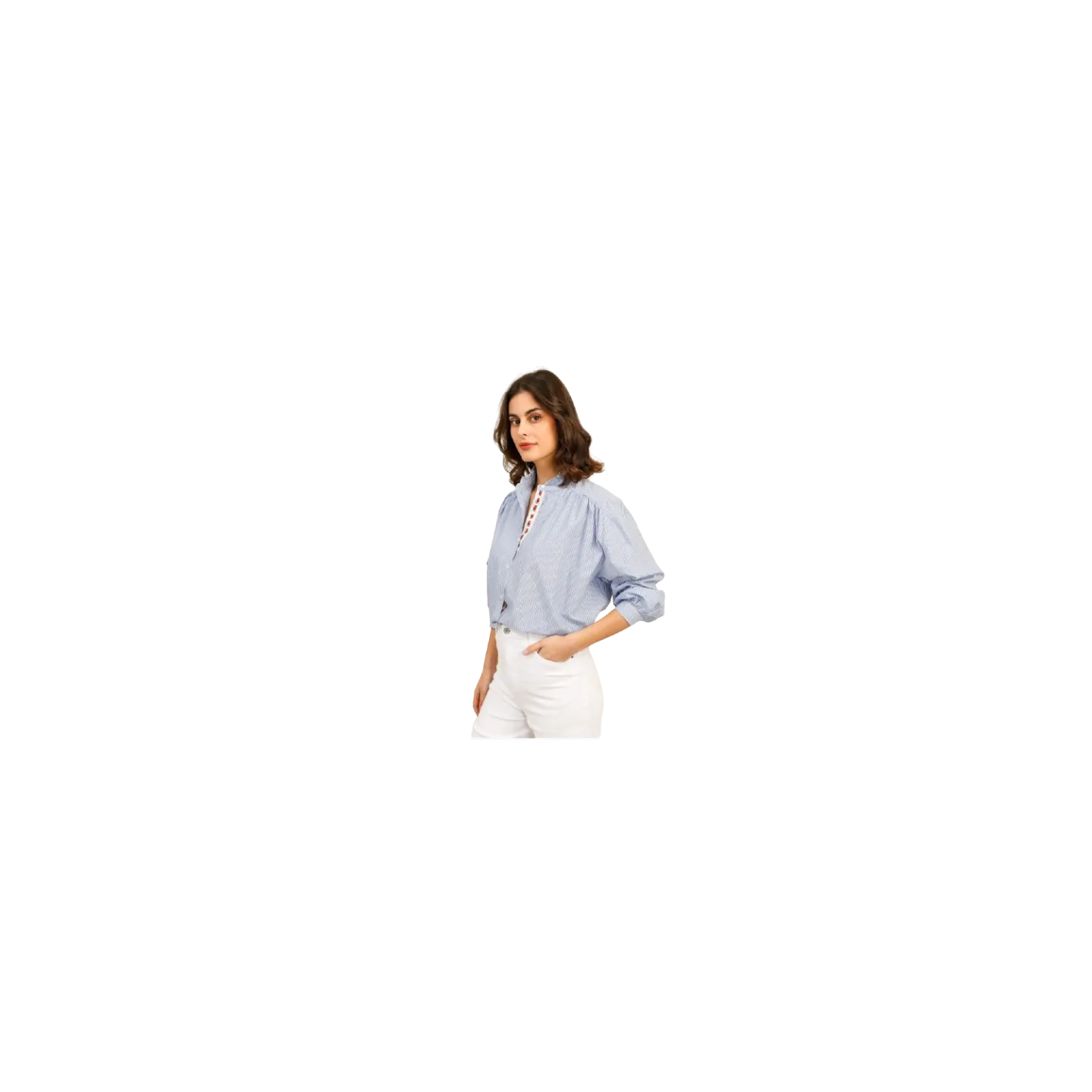BAHE - Chemise Inspiration bleu
