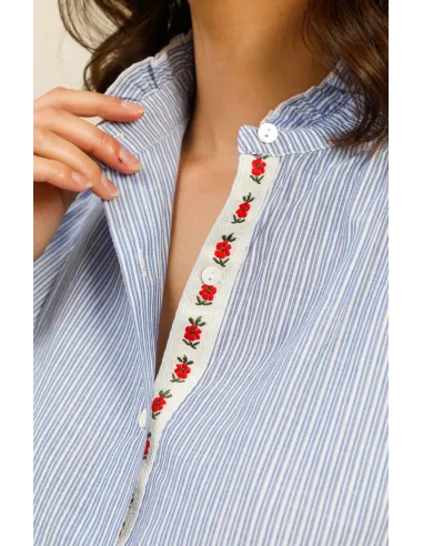 BAHE - Chemise Inspiration bleu pas cher|La Boite de Magie Nice