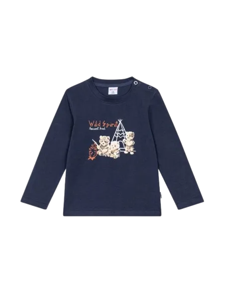 ATIVO - Tee-shirt Wild Spirit marine 6 - 36 mois