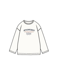 ATIVO - Tee-shirt Adventurer blanc 12 - 36 mois pas cher| La Boite de Magie Nice