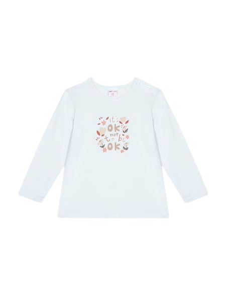 ATIVO - Tee-shirt It's Ok bleu clair