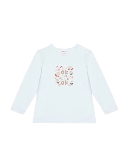 ATIVO - Tee-shirt It's Ok bleu clair