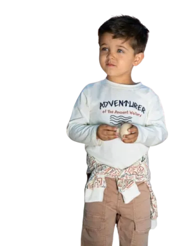 ATIVO - Tee-shirt Adventurer blanc 12 - 36 mois