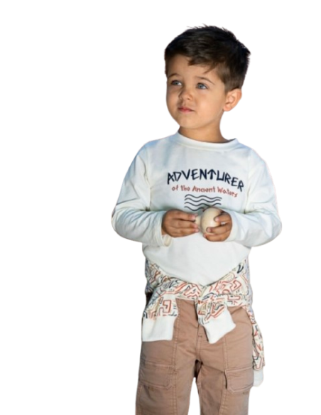 ATIVO - Tee-shirt Adventurer blanc 12 - 36 mois