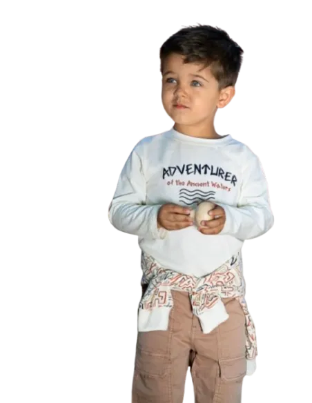 ATIVO - Tee-shirt Adventurer blanc 12 - 36 mois
