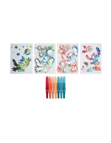 MERCIER - Coffret pochoirs Stitch spray pen pas cher| La Boite de Magie Nice