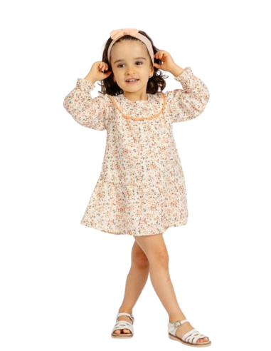 ATIVO - Robe Gardénia orange 6 - 36 mois