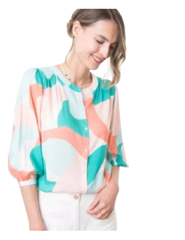 EOM - Chemise COURIL IMPRIME VERT