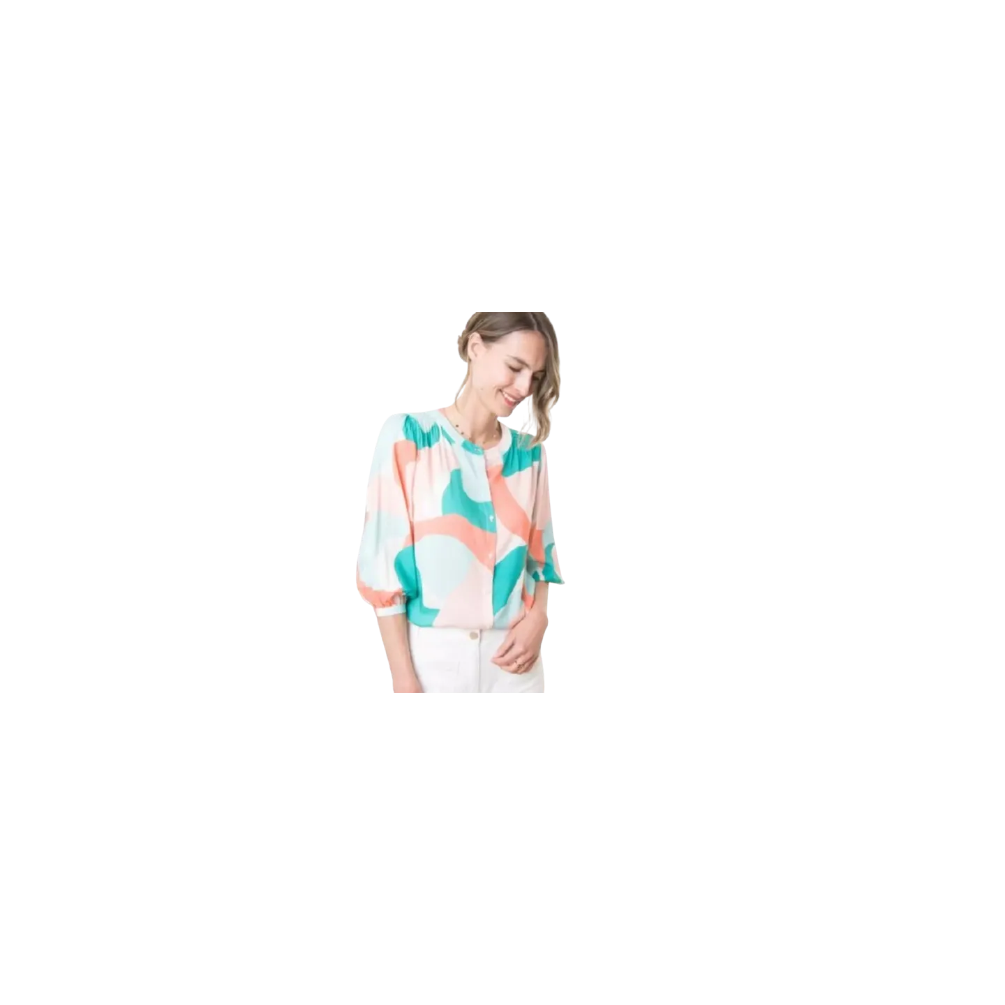 EOM - Chemise COURIL IMPRIME VERT