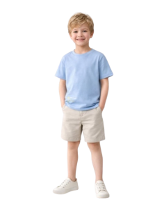 ELENA - Tee-shirt bleu 3 - 8 ans pas cher| La Boite de Magie Nice