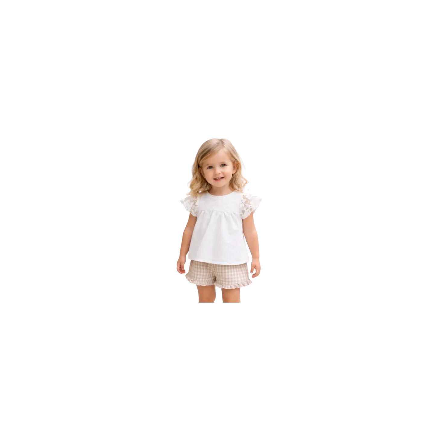 ELENA - Tee-shirt dentelle 6 - 36 mois