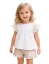 ELENA - Tee-shirt dentelle 6 - 36 mois