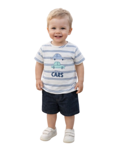 ELENA - Ensemble Cars 6 mois  - 3 ans