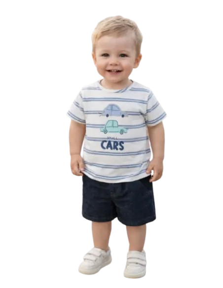 ELENA - Ensemble Cars 6 mois  - 3 ans