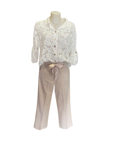 BAHE - Pantalon ceinture écharpe
