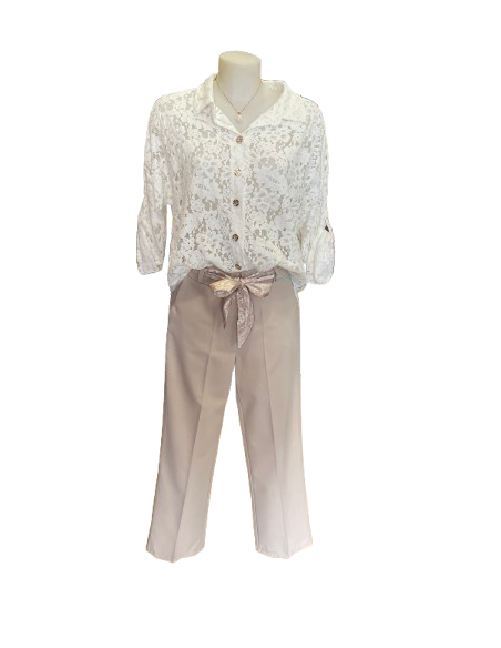 BAHE - Pantalon ceinture écharpe