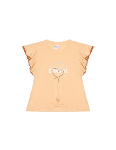 ATIVO - Tee-shirt Cowgirl rose pêche 4 - 12 ans pas cher| La Boite de Magie Nice