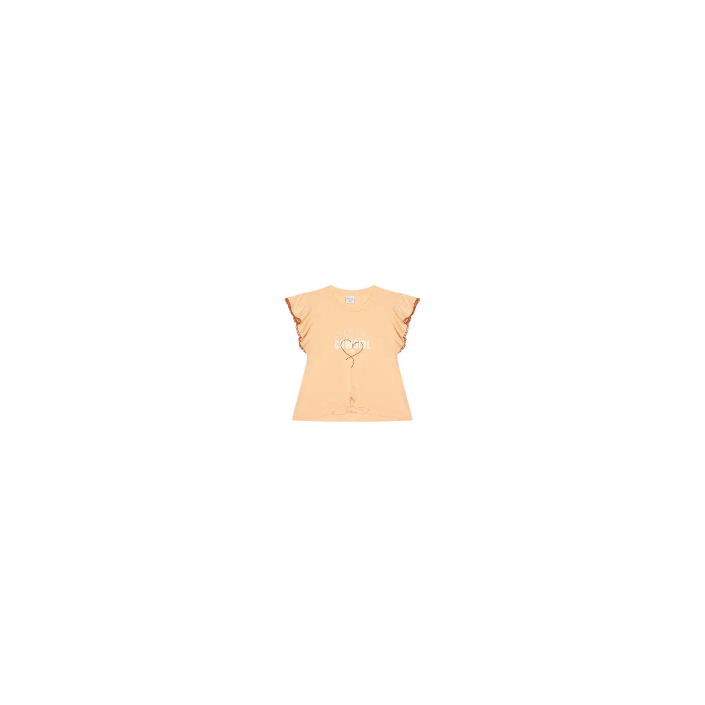 ATIVO - Tee-shirt Cowgirl rose pêche 4 - 12 ans pas cher| La Boite de Magie Nice