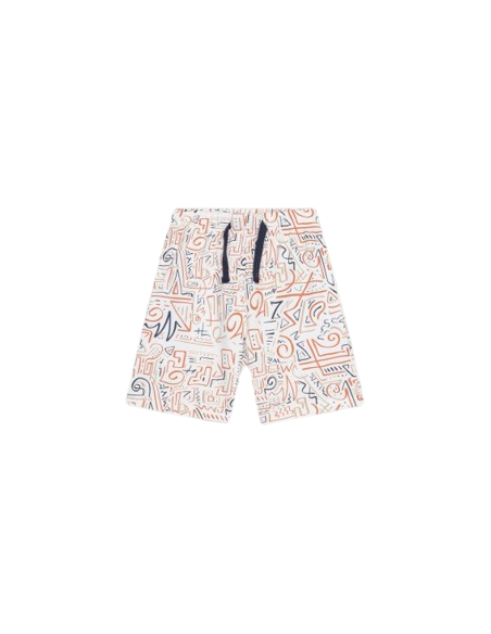 ATIVO - Short imrpimé orange 6 - 36 mois