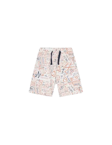 ATIVO - Short imrpimé orange 6 - 36 mois