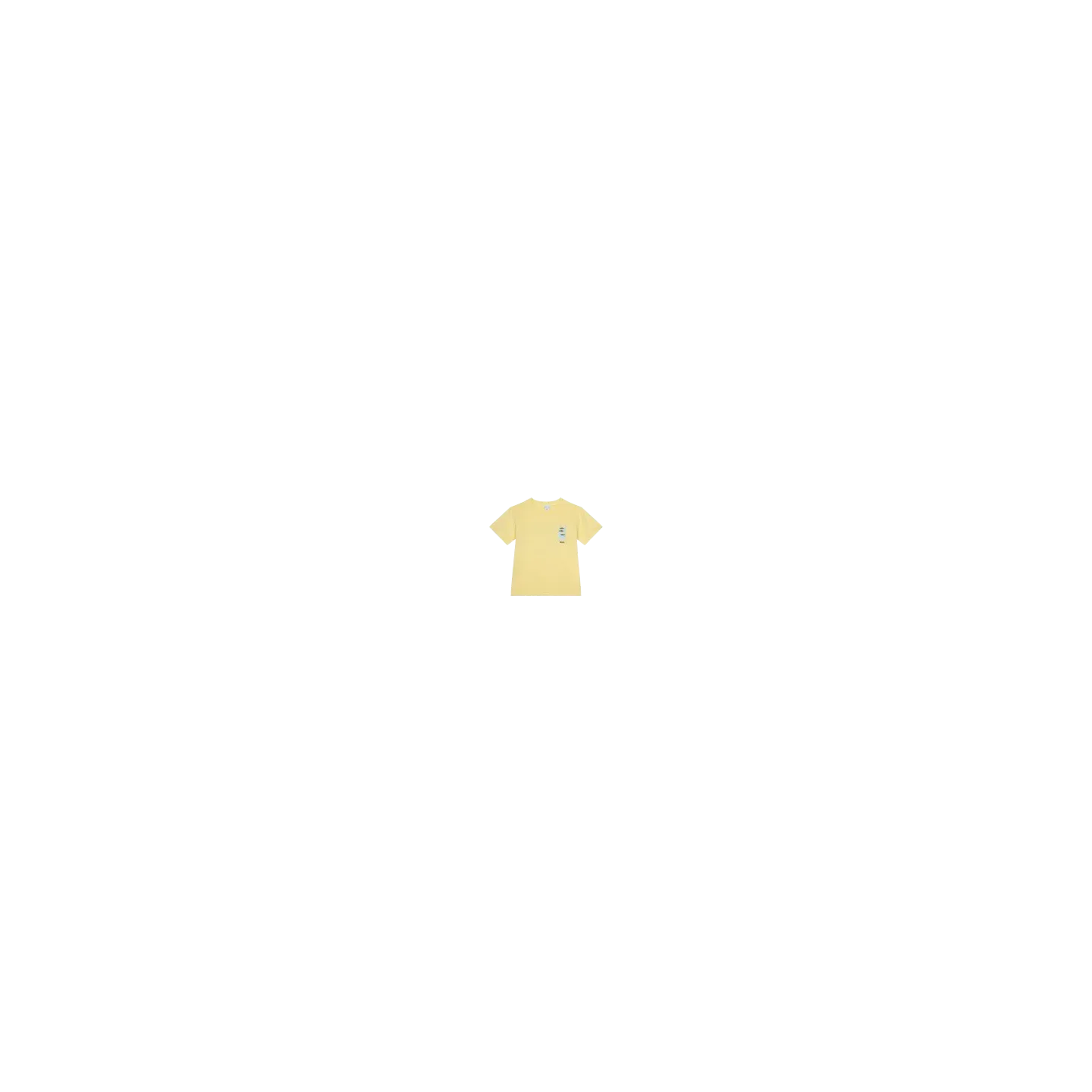 ATIVO - Tee-shirt Simple sea jaune 4 - 14 ans
