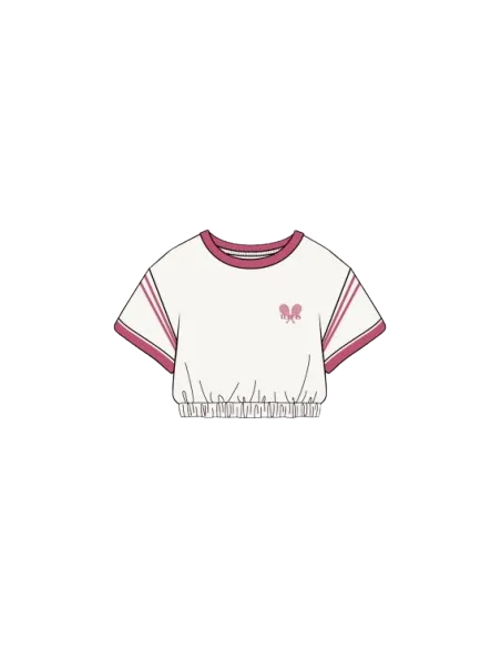 ATIVO - Tee-shirt Tennis blanc 4 - 14 ans
