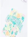 ATIVO - Tee-shirt California Blanc 4 - 14 ans pas cher| La Boite de Magie Nice
