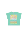 ATIVO - Tee-shirt Sunshine bleu eau 4 - 12 ans