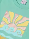 ATIVO - Tee-shirt Sunshine bleu eau 4 - 12 ans pas cher| La Boite de Magie Nice