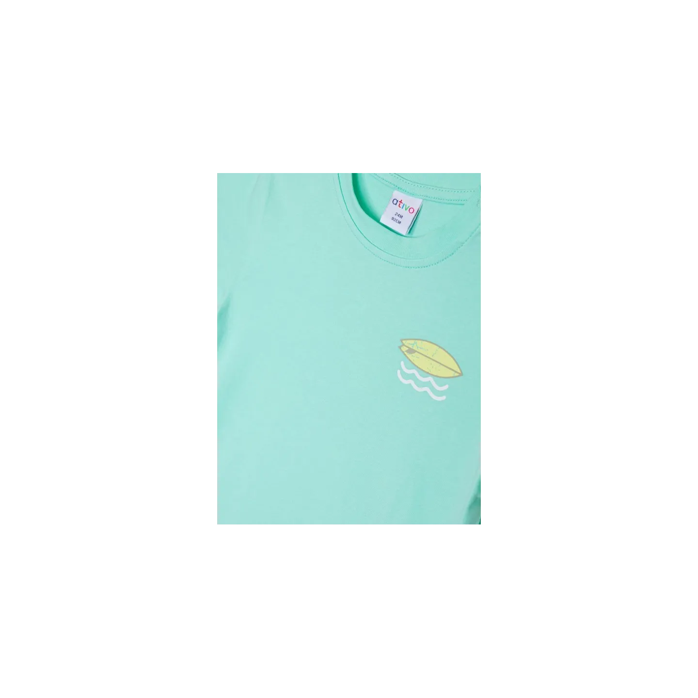 ATIVO - Tee-shirt Brave bleu eau 12- 36 mois pas cher|La Boite de Magie Nice