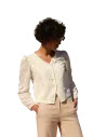 BAHE - Chemise Lulumary papillon blanc cassé