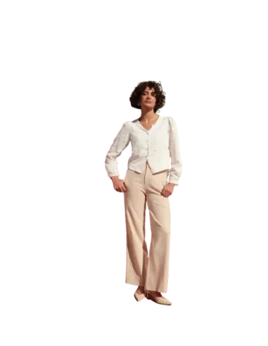 BAHE - Chemise Lulumary papillon blanc cassé pas cher| La Boite de Magie Nice