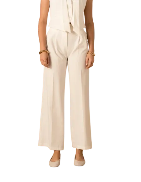 BAHE - Pantalon Lulumary 989 blanc