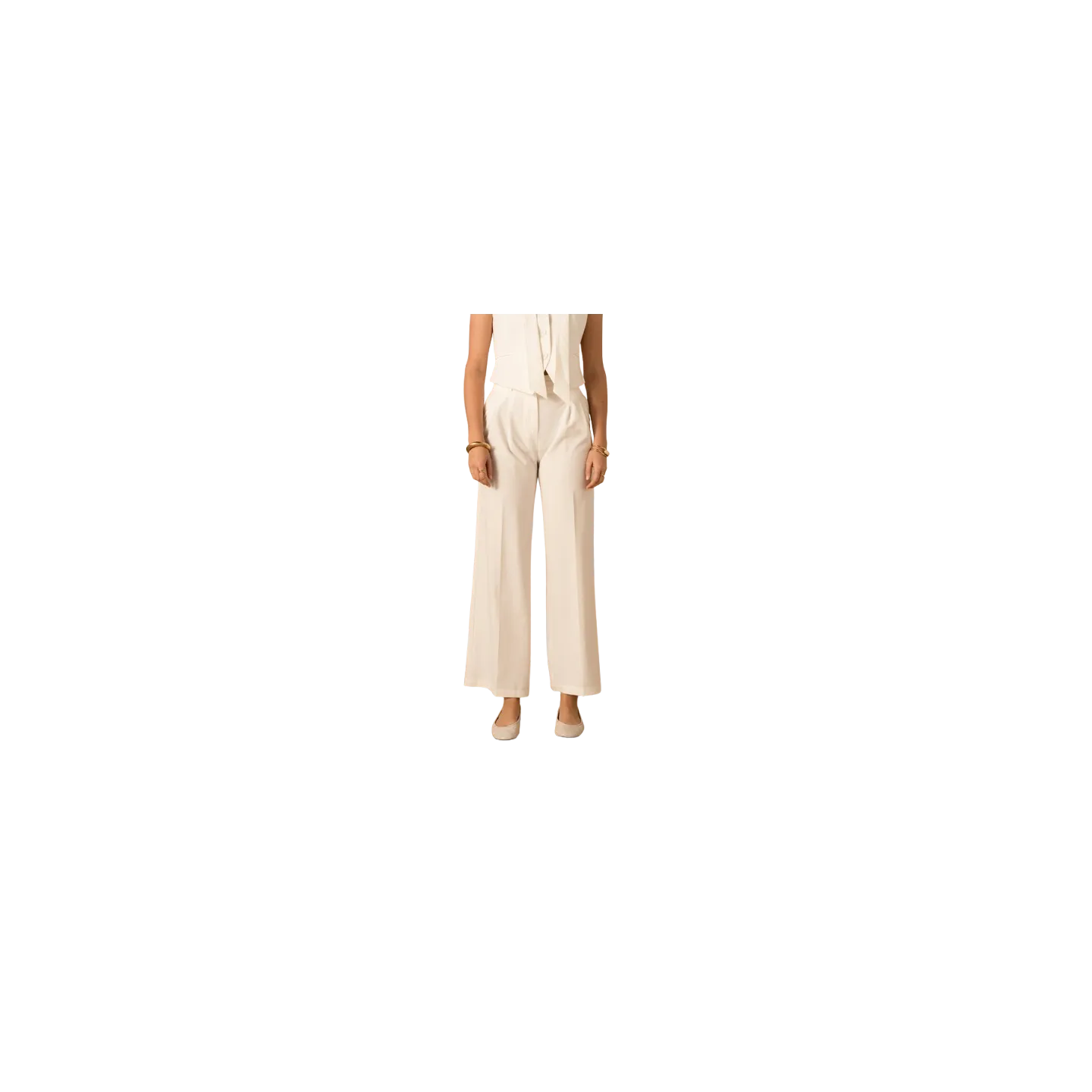 BAHE - Pantalon Lulumary 989 blanc