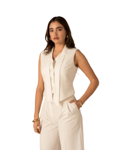 BAHE - Gilet col lavallière Lulumary 025 pas cher| La Boite de Magie Nice 2