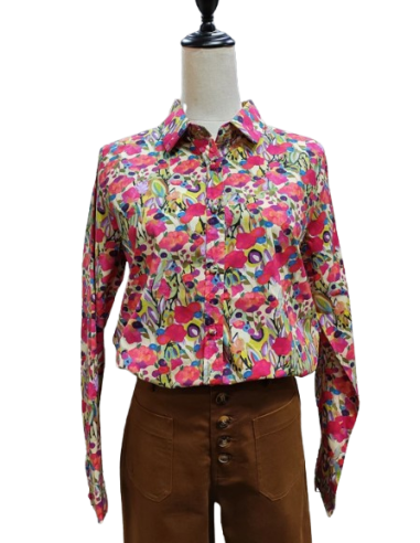 BAHE  - Chemise Coquelicot imprimée