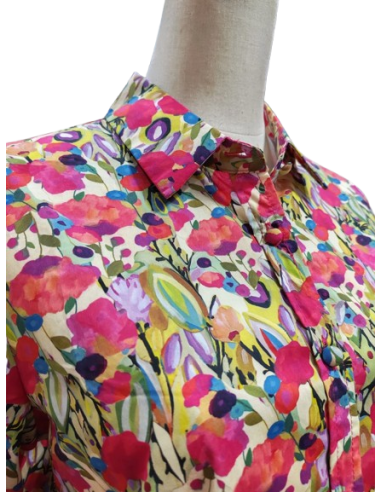 BAHE  - Chemise Coquelicot imprimée pas cher| La Boite de Magie Nice