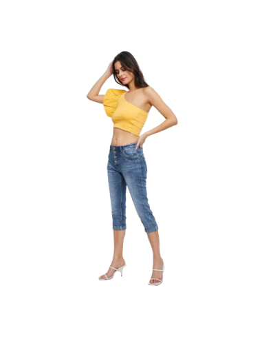 BAHE - Pantacourt jean Place du jour pas cher| La Boite de Magie Nice