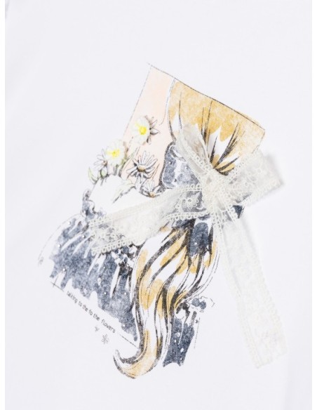 ATIVO - Ensemble Flowers short marine  4 - 14 ans pas cher| La Boite de Magie Nice