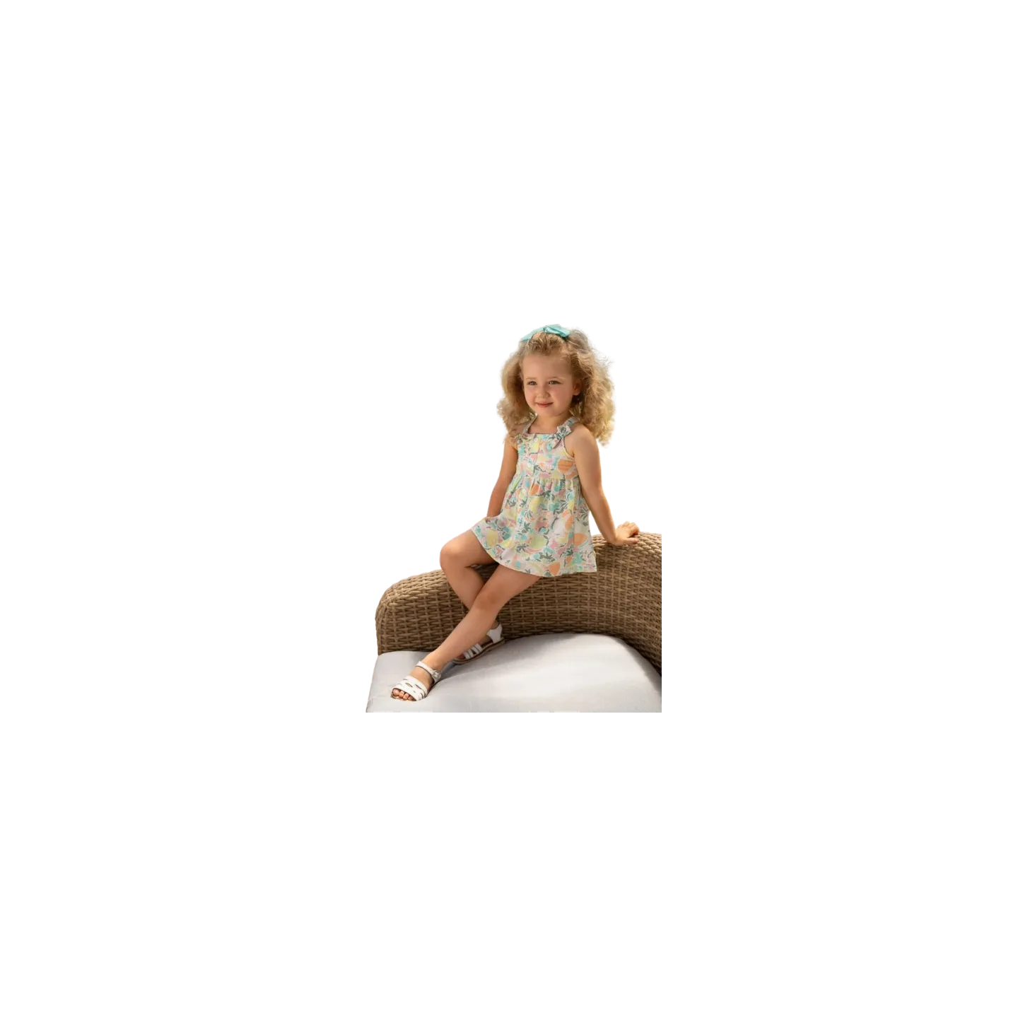 ATIVO - Robe imprimée 2-3 ans pas cher| La Boite de Magie Nice