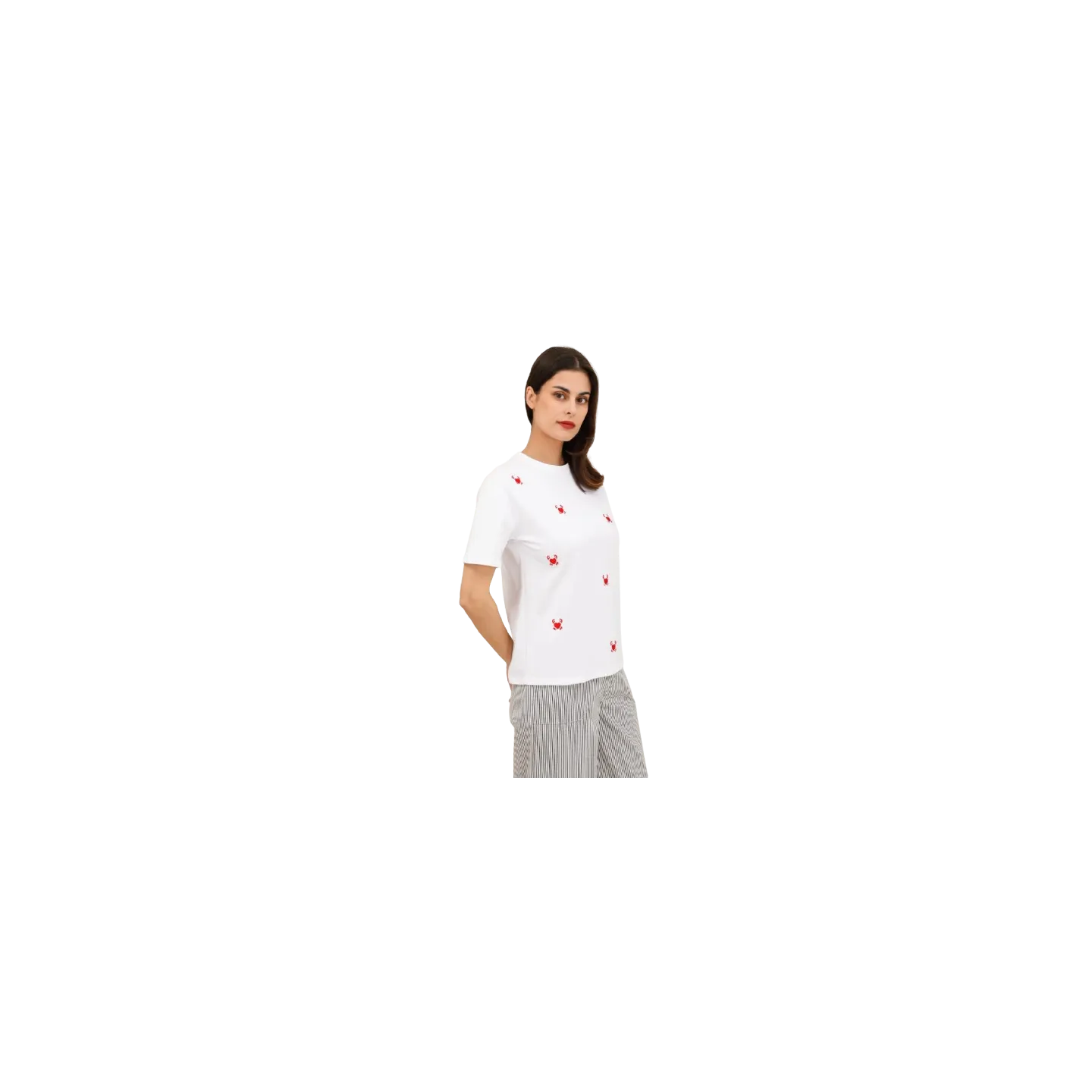 Bahe - Tee-shirt Coeur blanc