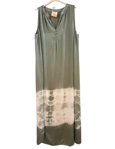 BAHE - Robe April vintage  kaki pas cher| La Boite de Magie Nice