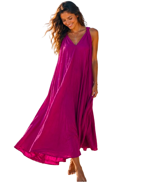 BAHE - Robe Mamouchka violet pas cher| La Boîte de Magie Nice