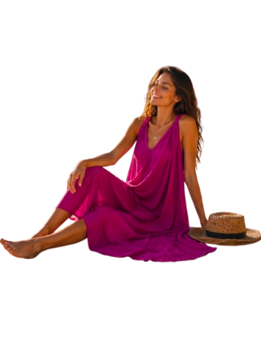 BAHE - Robe Mamouchka violet pas cher| La Boîte de Magie Nice