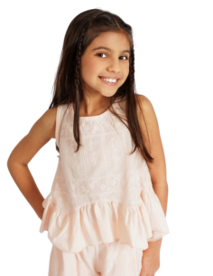 ATIVO - Ensemble broderie pêche 4 - 14 ans 2